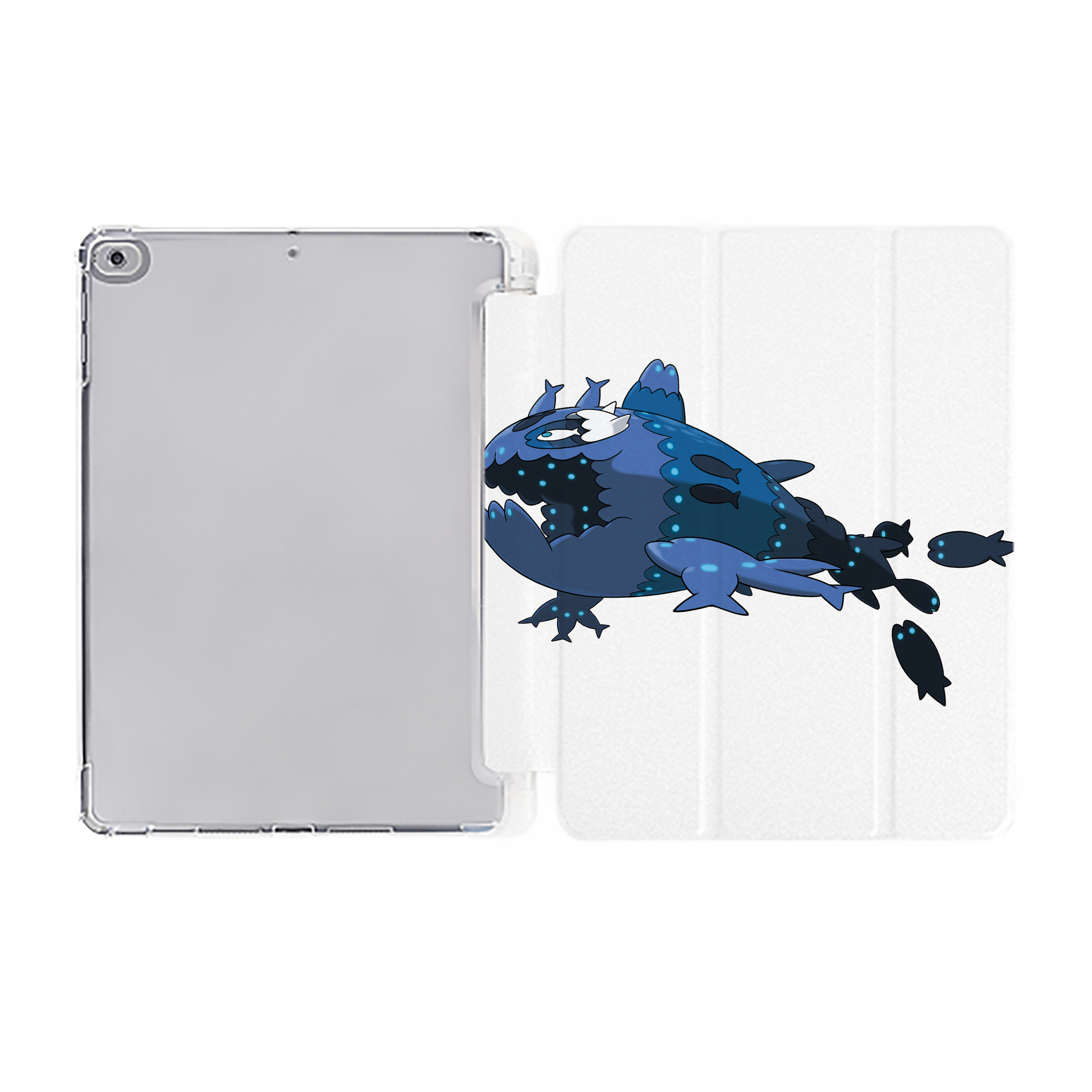 （画像用） ポケットモンスター Pokémon IPad ケース ペン収納付き 三つ折りスタンド PUレザー×シリコン 対応機種9.5/10.5/10.9インチ